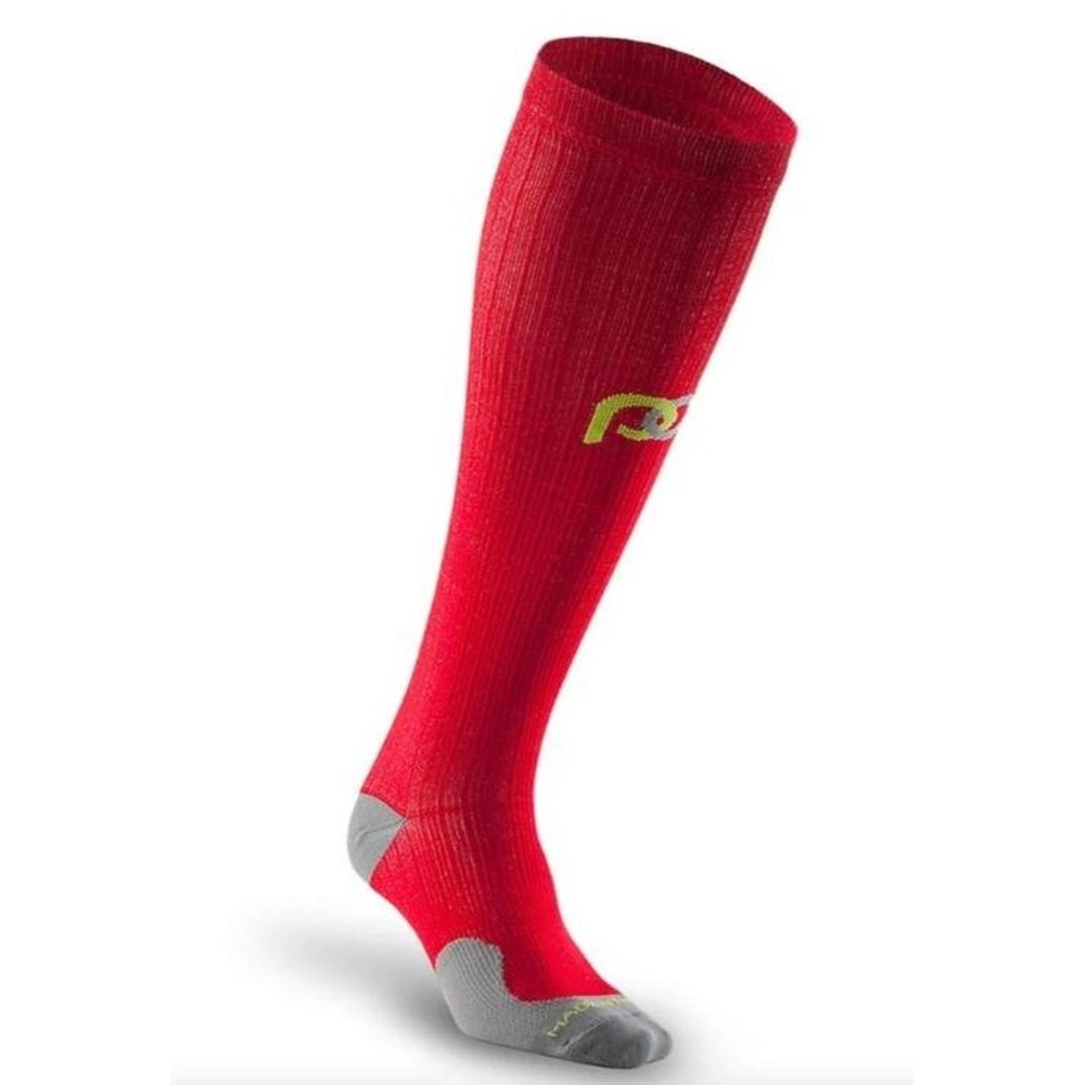 Pro Compression Marathon Wide Calf Red Knee High Compression Socks sz S/M